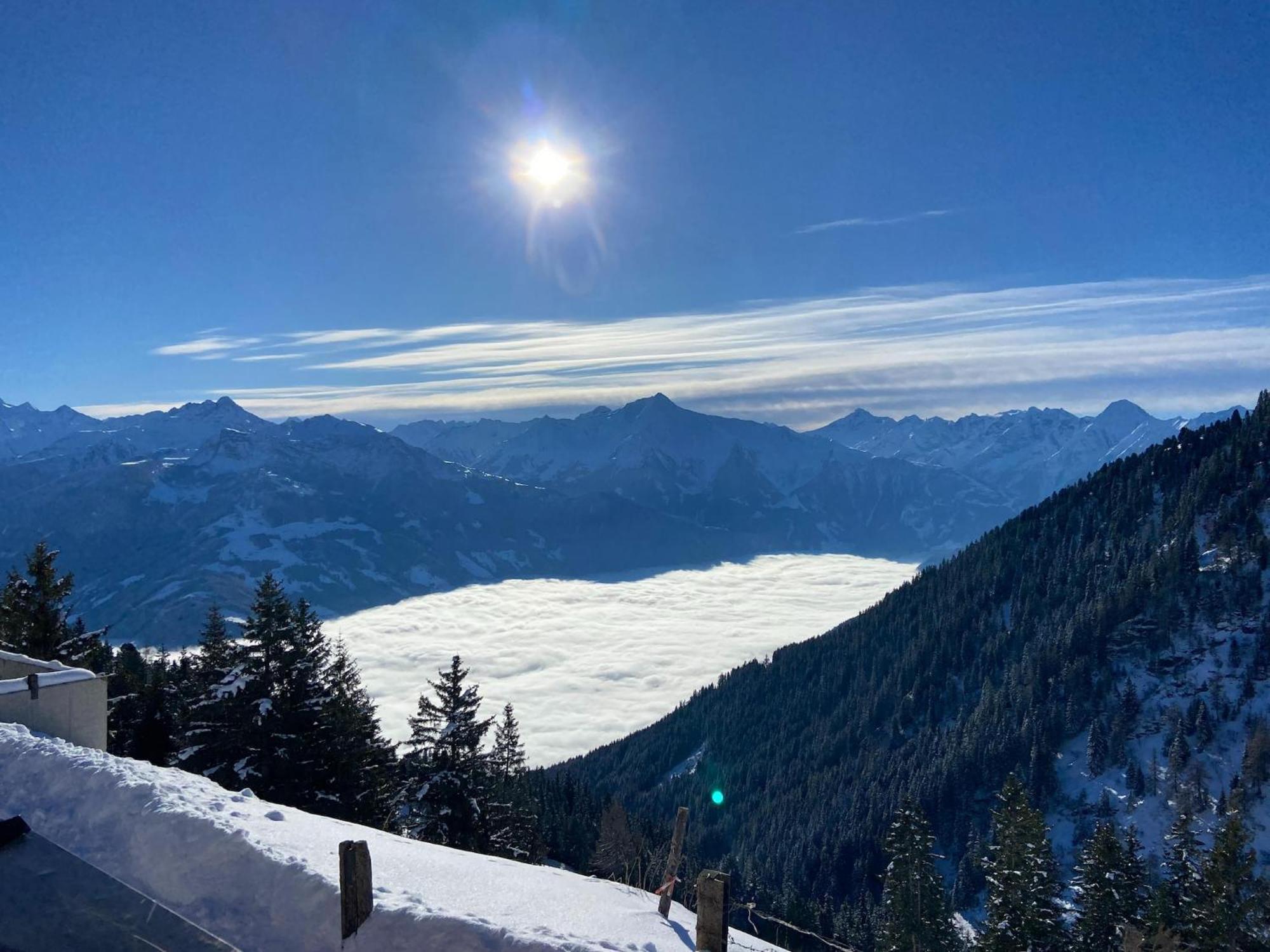 New Holiday Home On The Alm With Terrace And Balcony Zellberg Bagian luar foto