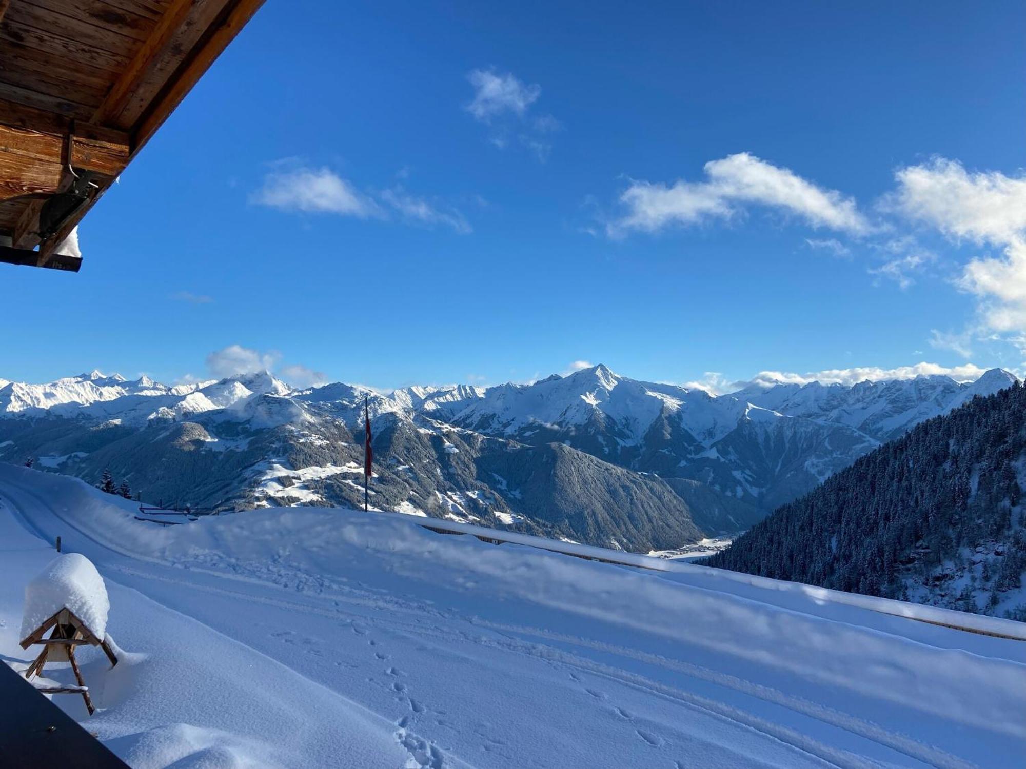 New Holiday Home On The Alm With Terrace And Balcony Zellberg Bagian luar foto