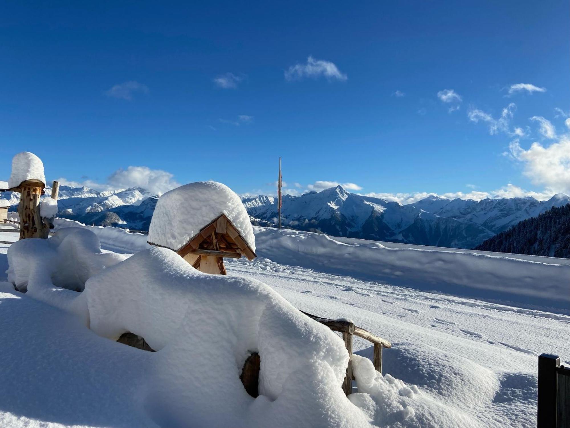 New Holiday Home On The Alm With Terrace And Balcony Zellberg Bagian luar foto